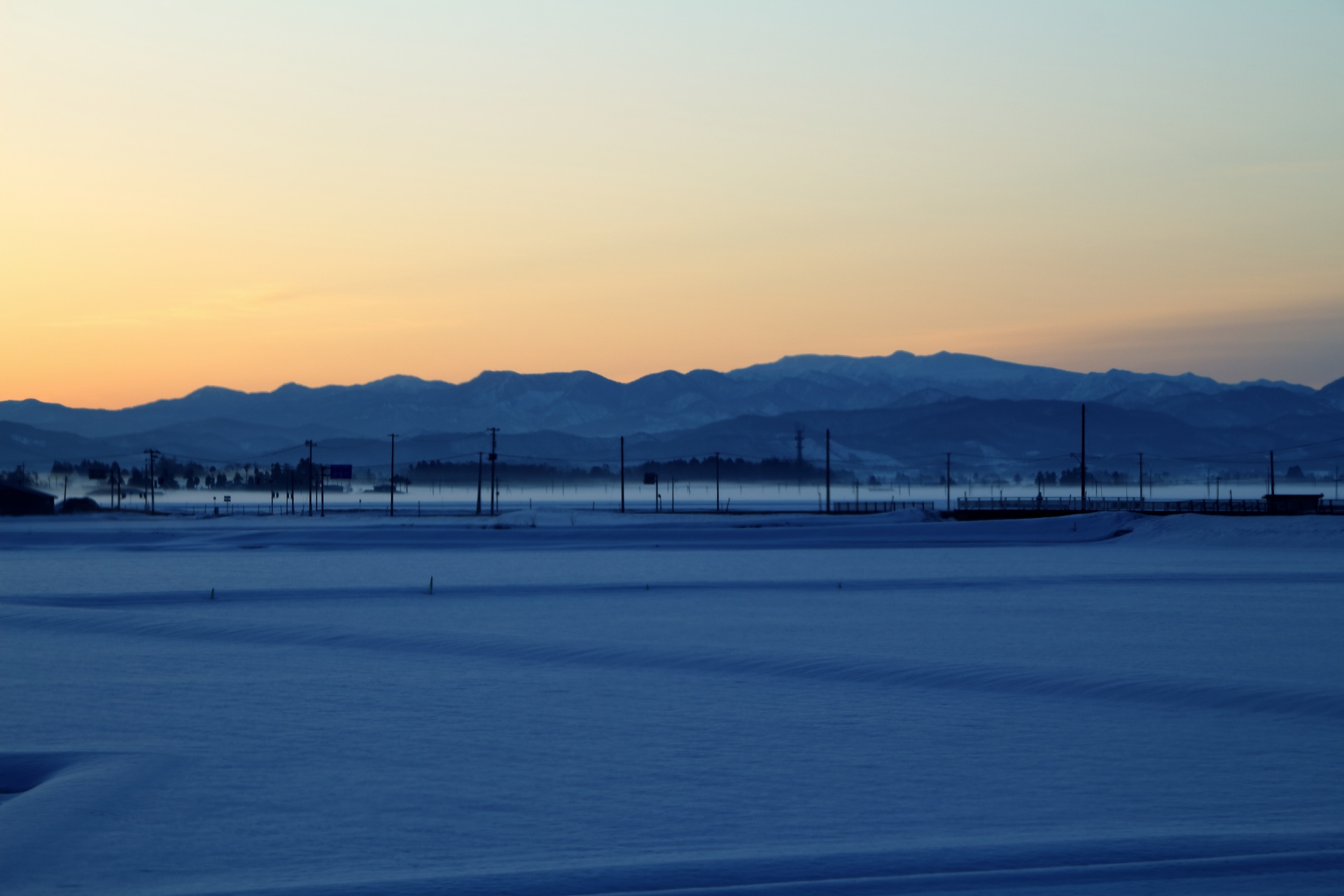 #日の出#雪景色#氷点下の日の出#早朝#絶景#夜明け