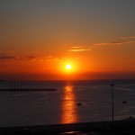 アドリア海に沈む夕陽