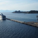 二つ目の寄港地はギリシアのコルフ島