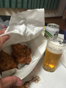 ケンタッキーとビール