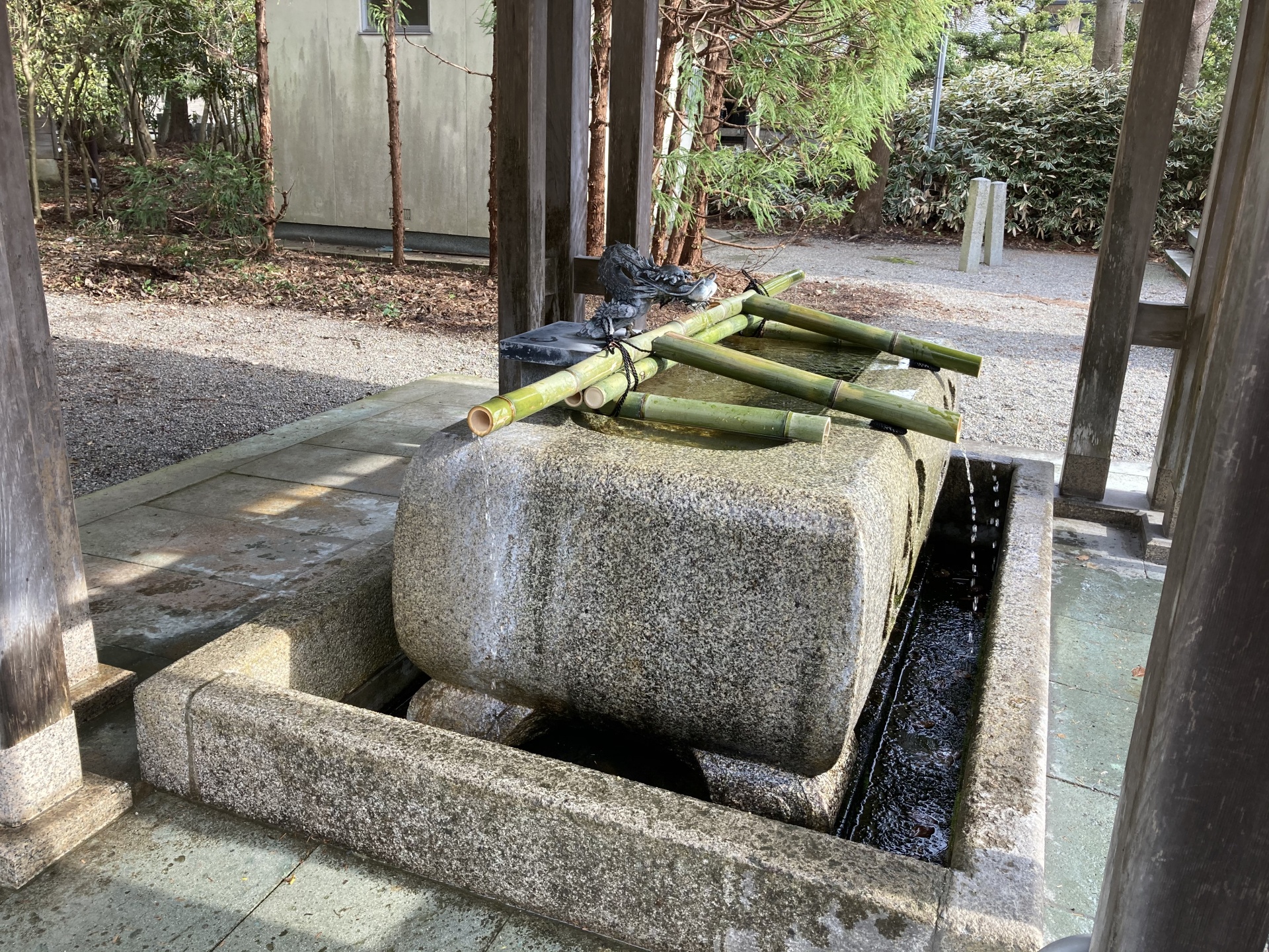 神社の手洗い場 竹屋の日記