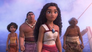 AN EXPANSIVE NEW VOYAGE -- Walt Disney Animation Studios’ epic animated musical “Moana 2” sends Moana (voice of Auli‘i Cravalho) on an expansive new voyage alongside a crew of unlikely seafarers. Directed by David Derrick Jr., Jason Hand and Dana Ledoux Miller, and produced by Christina Chen and Yvett Merino, “Moana 2” features music by Grammy® winners Abigail Barlow and Emily Bear, Grammy nominee Opetaia Foa‘i, and three-time Grammy winner Mark Mancina. The all-new feature film opens in theaters on Nov. 27, 2024. © 2024 Disney Enterprises, Inc. All Rights Reserved.