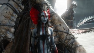 Varang (Oona Chaplin) in 20th Century Studios' AVATAR: FIRE AND ASH. Photo courtesy of 20th Century Studios. © 2025 20th Century Studios. All Rights Reserved.