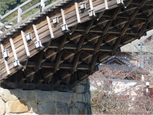 錦帯橋　裏　岩国