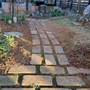 庭の小道改造