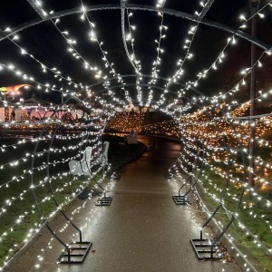 道の駅「南えちぜん山海里」さわかいりパークのイルミネーション