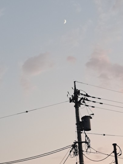 7月最後の夕暮れ