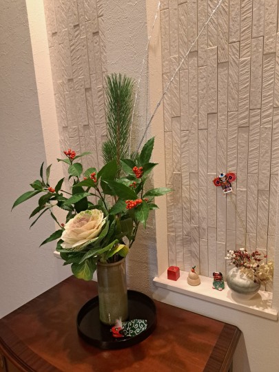 お正月生花