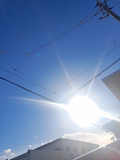 澄みきった青空/