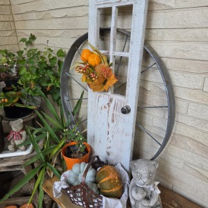 ハロウィンの飾りつけ