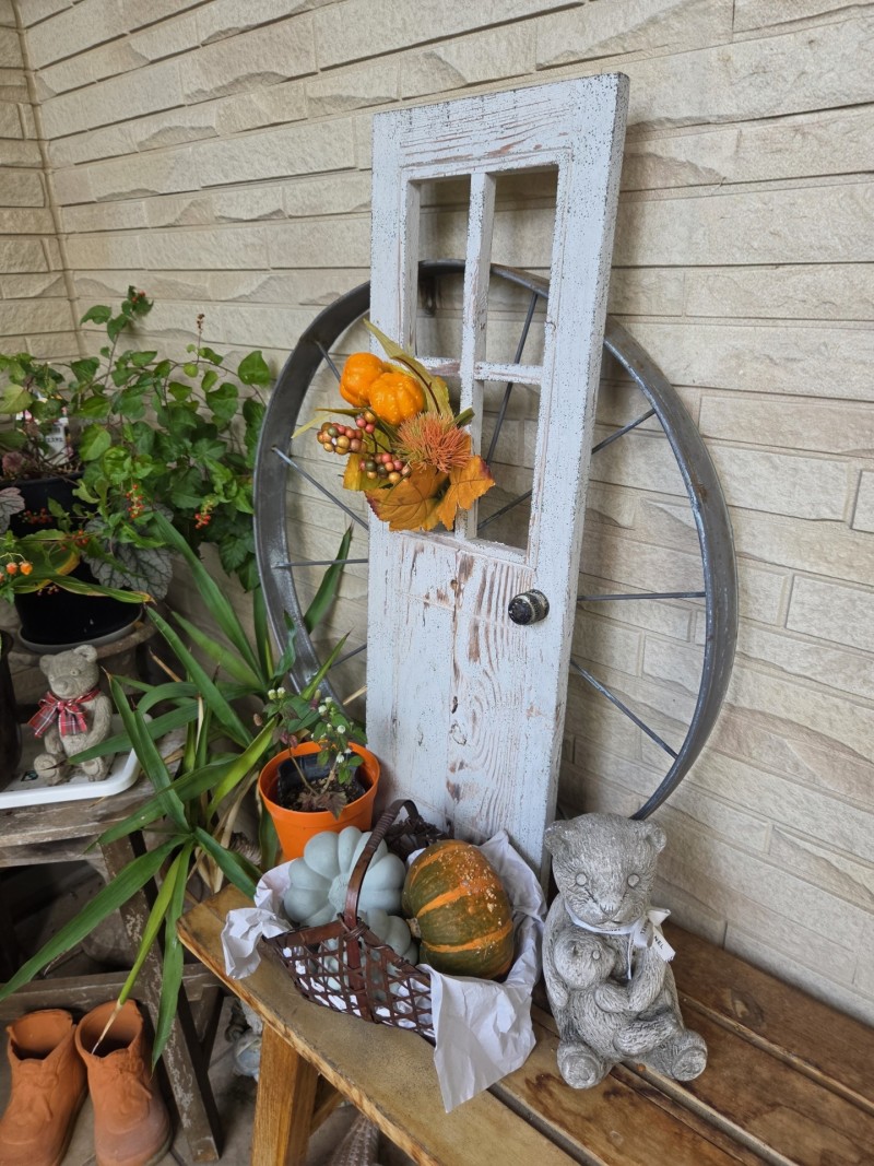 ハロウィンの飾りつけ